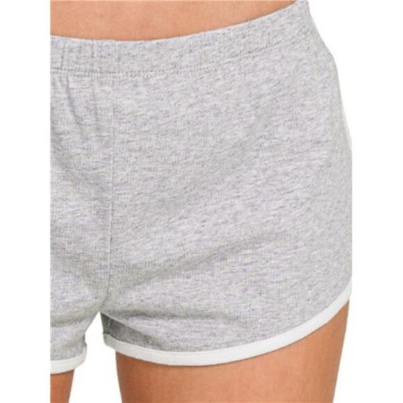 Zenana‎ Elastic Waistband Dolphin Shorts - Picture 3 of 3